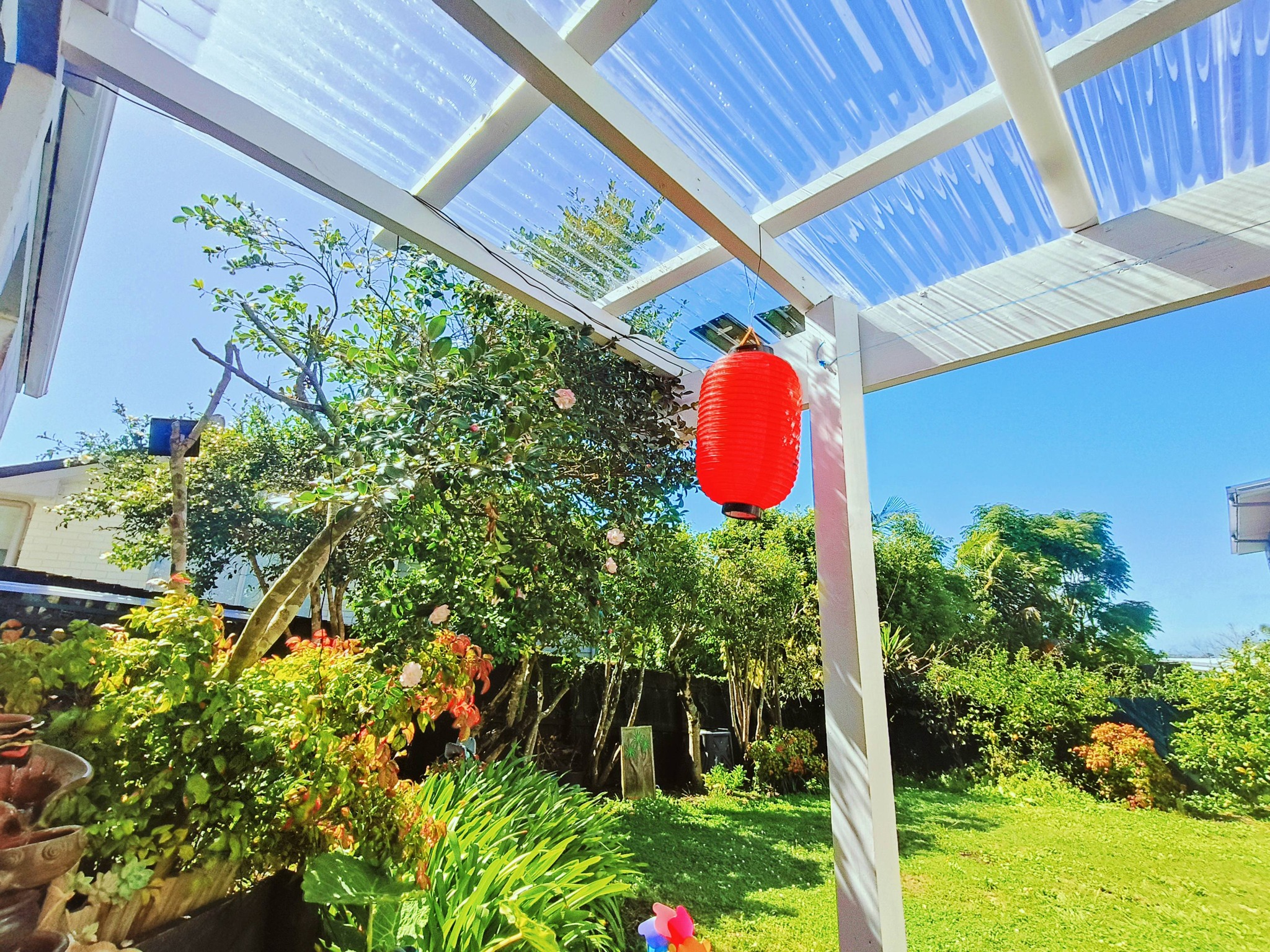 Sunlit private garden